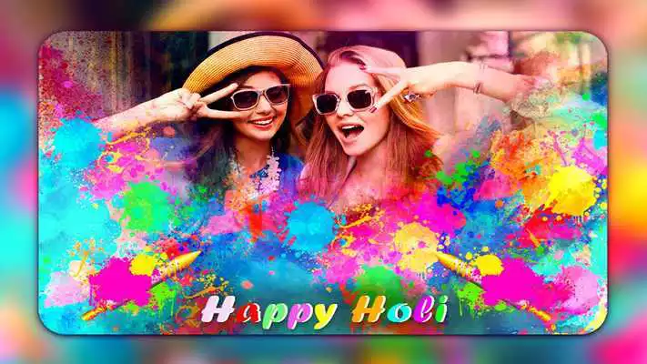 Play Best Holi photo frame 2018 :Happy Holi Photo frame