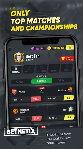 Play BetNetix: Sports Betting Tips as an online game BetNetix: Sports Betting Tips with UptoPlay