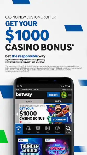 Play Betway NJ: Sportsbook  Casino  and enjoy Betway NJ: Sportsbook  Casino with UptoPlay