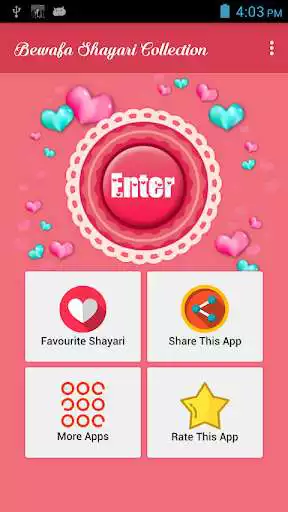 Play Bewafa Shayari Collection  and enjoy Bewafa Shayari Collection with UptoPlay