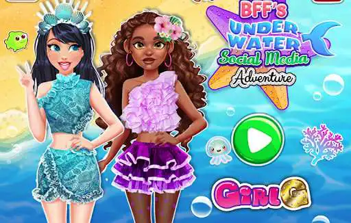 Play BFFs Underwater Social Media Adventure - Dress up  and enjoy BFFs Underwater Social Media Adventure - Dress up with UptoPlay