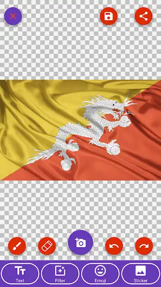 Play Bhutan Flag Wallpaper: Flags and Country Images as an online game Bhutan Flag Wallpaper: Flags and Country Images with UptoPlay