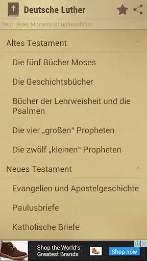 Play Bibel Deutsche Luther  and enjoy Bibel Deutsche Luther with UptoPlay