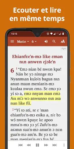 Play Bible in Anyin Sanvi - New Testament with audio  and enjoy Bible in Anyin Sanvi - New Testament with audio with UptoPlay