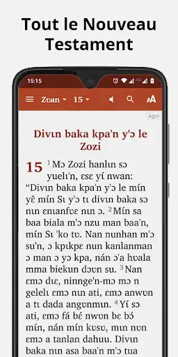 Play Bible in Anyin Sanvi - New Testament with audio as an online game Bible in Anyin Sanvi - New Testament with audio with UptoPlay