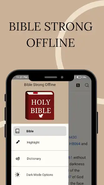 Play Bible Strong Offline KJV+  and enjoy Bible Strong Offline KJV+ with UptoPlay