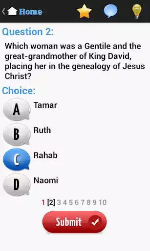Play Bible Trivia as an online game Bible Trivia with UptoPlay