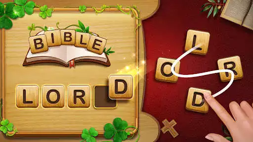 Play Bible Word Connect Puzzle Game as an online game Bible Word Connect Puzzle Game with UptoPlay