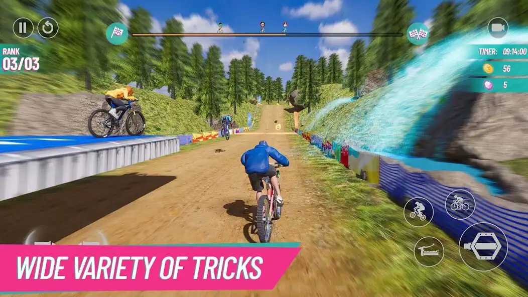 Play Bicycle Stunts 2 : Dirt Bikes as an online game Bicycle Stunts 2 : Dirt Bikes with UptoPlay