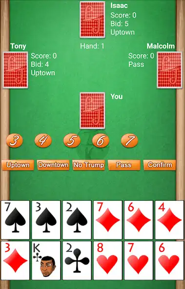 Play Bid Whist as an online game Bid Whist with UptoPlay