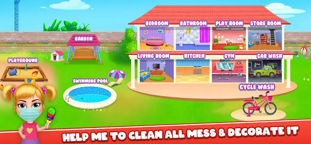 Play Big Home Makeover - Girl Games  and enjoy Big Home Makeover - Girl Games with UptoPlay