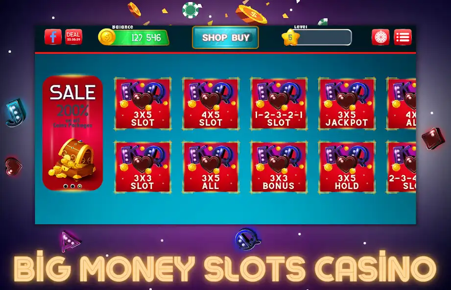 Play Big Money: Slots Casino Games  and enjoy Big Money: Slots Casino Games with UptoPlay