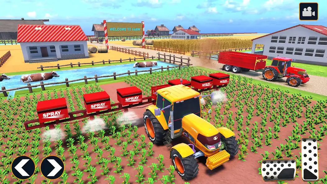 Play Big Tractor Farming Games as an online game Big Tractor Farming Games with UptoPlay