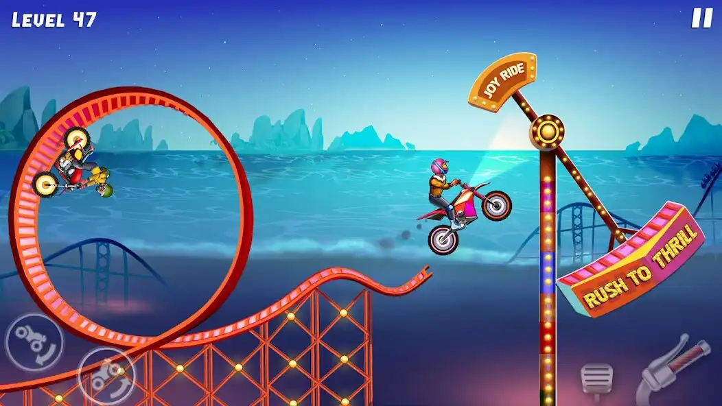 Play Bike Race: Bike Stunt Games as an online game Bike Race: Bike Stunt Games with UptoPlay