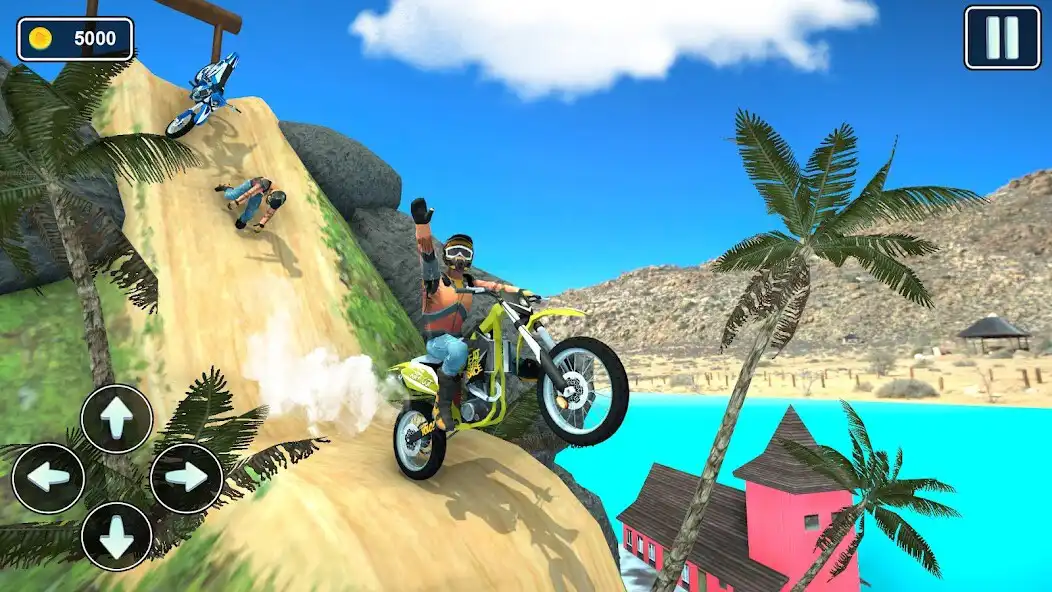 Play Bike Race Stunt Dirt Bike Game as an online game Bike Race Stunt Dirt Bike Game with UptoPlay