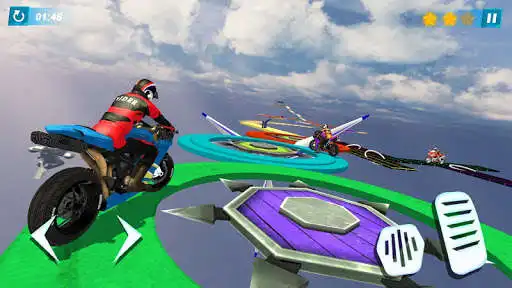 Play Bike Rider 2020: Motorcycle Stunts game  and enjoy Bike Rider 2020: Motorcycle Stunts game with UptoPlay