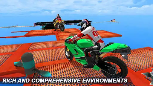 Play Bike Rider 2020: Motorcycle Stunts game as an online game Bike Rider 2020: Motorcycle Stunts game with UptoPlay