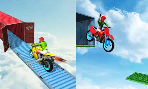 Play Bike Stunt Games : Bike Games as an online game Bike Stunt Games : Bike Games with UptoPlay