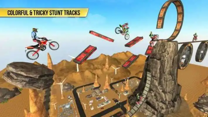 Play Bike Stunts - Desert