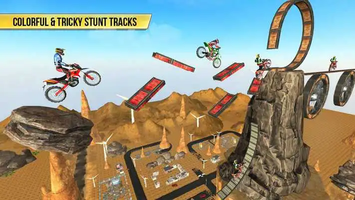 Play Bike Stunts - Desert