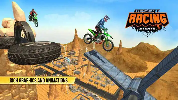 Play Bike Stunts - Desert