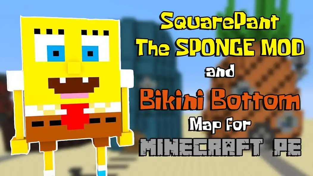 Play Bikini Bottom for Minecraft PE as an online game Bikini Bottom for Minecraft PE with UptoPlay