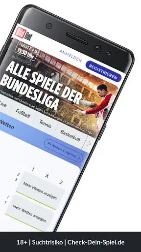 Play BildBet - Live Sportwetten as an online game BildBet - Live Sportwetten with UptoPlay