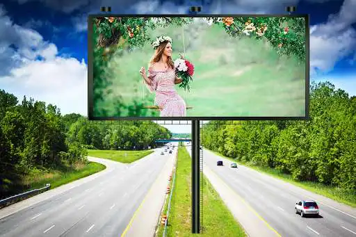 Play Billboard Photo Frame as an online game Billboard Photo Frame with UptoPlay