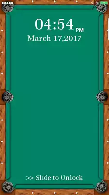 Play Billiards Ball Pin Screen Lock