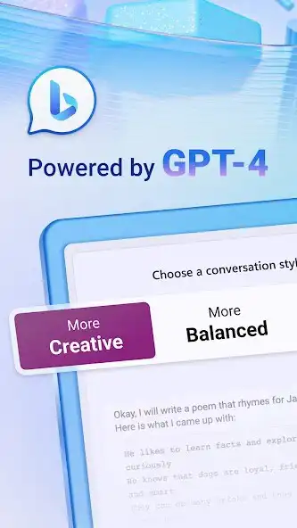 Play Bing: Chat with AI  GPT-4  and enjoy Bing: Chat with AI  GPT-4 with UptoPlay