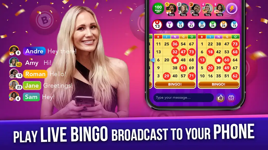 Play Bingo Live: Play With Hosts  and enjoy Bingo Live: Play With Hosts with UptoPlay