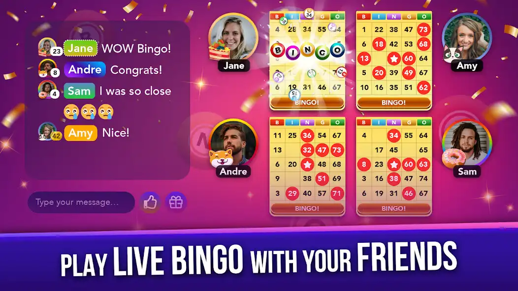 Play Bingo Live: Play With Hosts as an online game Bingo Live: Play With Hosts with UptoPlay