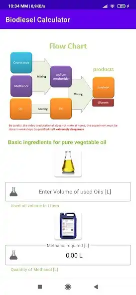 Play Biodiesel Caculator  and enjoy Biodiesel Caculator with UptoPlay