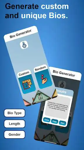 Play Bio Generator (Best Social Media Bio Ideas!)  and enjoy Bio Generator (Best Social Media Bio Ideas!) with UptoPlay