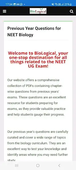 Play BioLogical NEET as an online game BioLogical NEET with UptoPlay