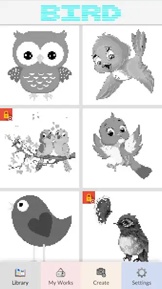 Play Bird Pixel Art  and enjoy Bird Pixel Art with UptoPlay