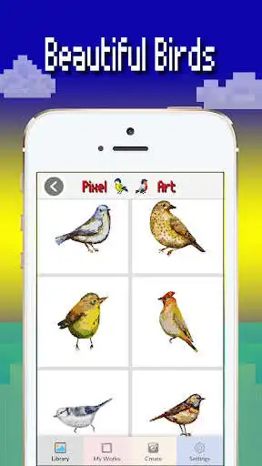 Play Birds color by number pixel art as an online game Birds color by number pixel art with UptoPlay