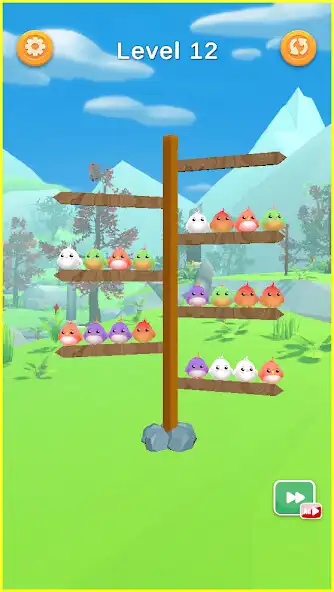 Play Bird Sort Puzzle:Bird Sort 3D as an online game Bird Sort Puzzle:Bird Sort 3D with UptoPlay