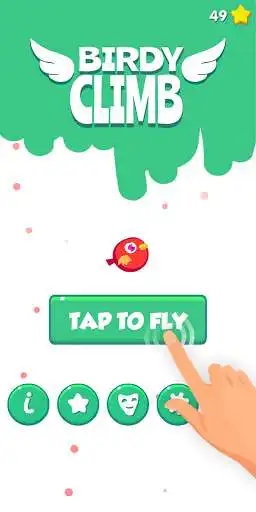 Play Birdy Climb: Flying Bird Game – Tap to Flap & Fly  and enjoy Birdy Climb: Flying Bird Game – Tap to Flap & Fly with UptoPlay