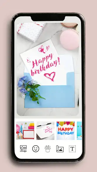 Play Birthday Card Design Editor  and enjoy Birthday Card Design Editor with UptoPlay