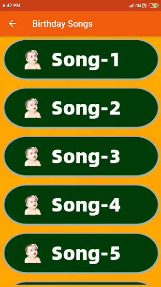 Play Birthday Song for baby - Baby birthday songs as an online game Birthday Song for baby - Baby birthday songs with UptoPlay