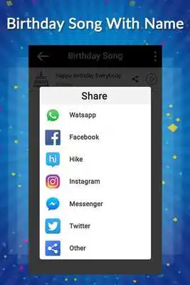 Play Birthday Song with Name