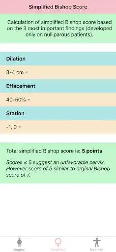 Play Bishop Score Calculator - For Obgyn & Midwife as an online game Bishop Score Calculator - For Obgyn & Midwife with UptoPlay