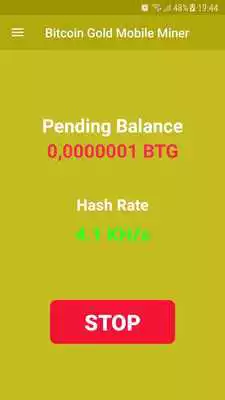 Play Bitcoin Gold Mobile Miner