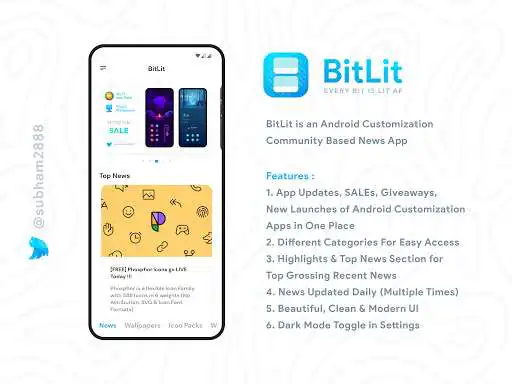 Play BitLit - Android Customization News as an online game BitLit - Android Customization News with UptoPlay