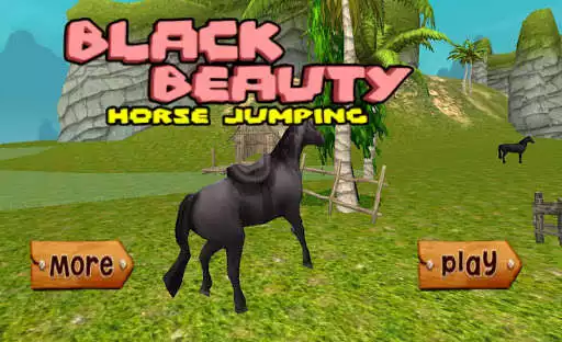 Play Black beauty horse jump as an online game Black beauty horse jump with UptoPlay