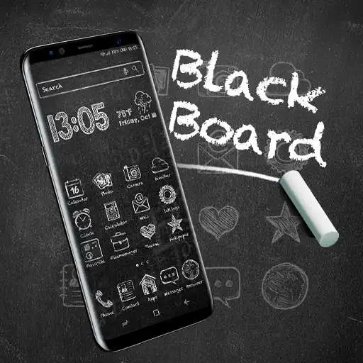 Free play online Blackboard Launcher theme for you  APK