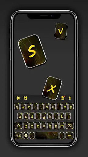 Play Black Gold Chat Keyboard Background  and enjoy Black Gold Chat Keyboard Background with UptoPlay