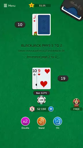 Play Blackjack - Casino Card Game  and enjoy Blackjack - Casino Card Game with UptoPlay