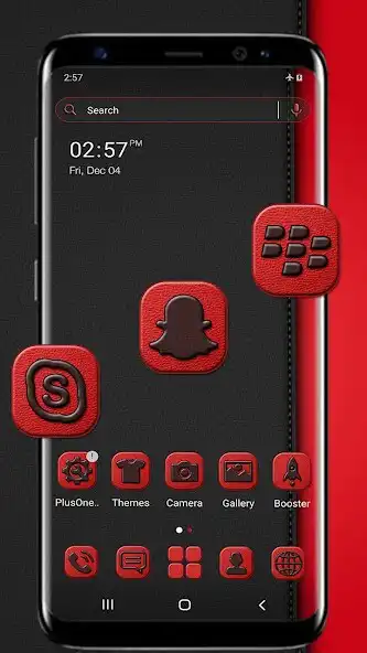 Play Black Red Leather Theme  and enjoy Black Red Leather Theme with UptoPlay